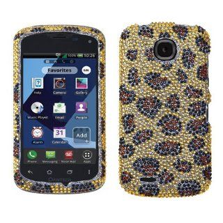 MYBAT Leopard Skin/Camel Diamante Protector Cover for PANTECH ADR910LVW (Marauder): Cell Phones & Accessories