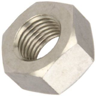 316 Stainless Steel Hex Nut, Plain Finish, DIN 934, Metric, M12 1.75 Thread Size, 19 mm Width Across Flats, 10 mm Thick (Pack of 10): Industrial & Scientific