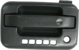 Evan Fischer EVA18772023807 Door Handle Exterior Outer Front Driver Side LH Plastic Textured black With keypad hole: Automotive