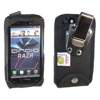 Motorola Droid RAZR MAXX XT916 Turtleback Heavy Duty Nylon Case with Metal Clip: Cell Phones & Accessories