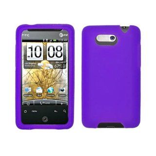 Soft Skin Case Fits HTC A6366 Aria Purple Skin AT&T Cell Phones & Accessories