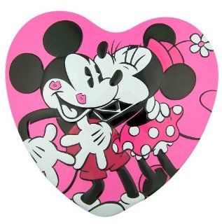 Vintage Style Minnie & Mickey Mouse Heart Tin with Character Shape Milk Chocolate Candies : Grocery & Gourmet Food