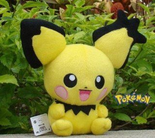 New Pokemon Pichu Plush Cute Nintendo Game Adorable Stuffed Animal 6": Toys & Games