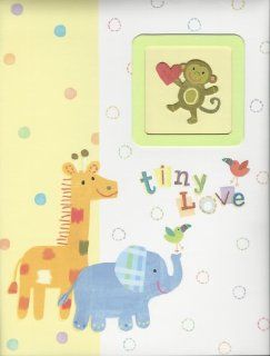 "tiny Love" Baby's First Record Memory Book Keepsake First 5 Years Giraffe Elephant Monkey Baby Book : Baby Photo Journals : Baby