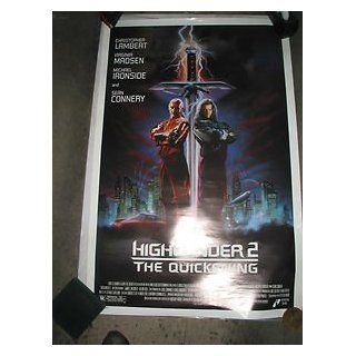 HIGHLANDER 2   THE QUICKENING / ORIG. U.S ONE SHEET MOVIE POSTER (SEAN CONNERY): SEAN CONNERY: Entertainment Collectibles