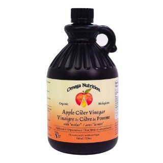 Apple Cider Vinegar Organic (946mL) Brand: Omega Nutrition: Health & Personal Care