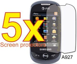 5x Samsung Flight II 2 SGH A927 Premium Clear LCD Screen Protector Cover Guard Shield Film Kit Cell Phones & Accessories