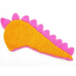 HuaYang Toddler Baby Girl Boy Dragon Dinosaur Acantha Handmade Knit Crochet Beanie Hat Cap(Orange) : Infant And Toddler Hats : Baby