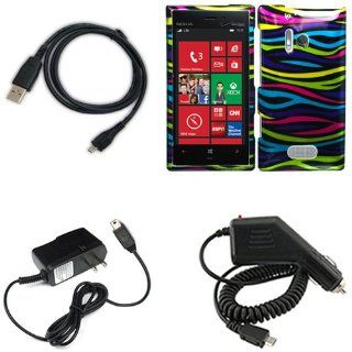 iFase Brand Nokia Lumia 928 Combo Purple Love Protective Case Faceplate Cover + Home Wall Charger + Rapid Car Charger + USB Data Charge Sync Cable for Nokia Lumia 928: Cell Phones & Accessories