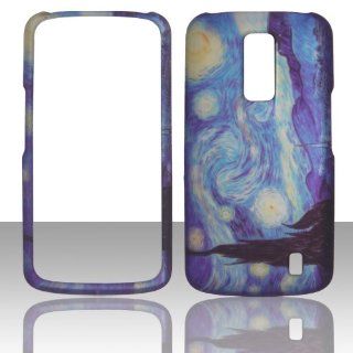 2D Blue Design LG Nitro HD P930 (AT&T) or LG Optimus 4G LTE P935 (Telus) Case Cover Phone Snap on Cover Case Faceplates: Cell Phones & Accessories