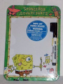 Spongebob Squarepants Magnetic Wipe Off Memo Board: Toys & Games
