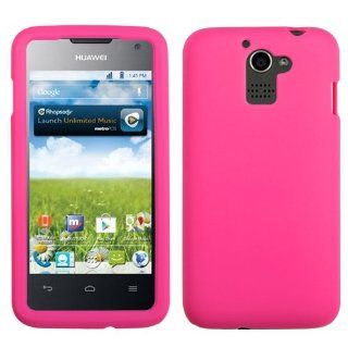 MyBat Solid Skin Cover for Huawei M931 (Premia 4G)   Retail Packaging   Hot Pink: Cell Phones & Accessories