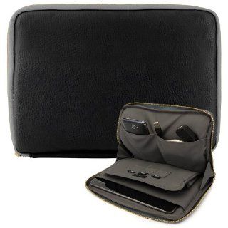 VanGoddy Irista Sleeve   City PRO PU Faux Leather Pouch Cover (JET BLACK COAL GREY) fits Microsoft Surface Pro 2 Windowns 10.6" Tablet (Also Surface 2   Surface Pro RT) Computers & Accessories