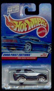 Mattel Hot Wheels 2000 First Edition : 1999 ISUZU VehiCROSS: Blk./Silver 1:64 Scale Die Cast Car #16 OF 36 #076: Toys & Games