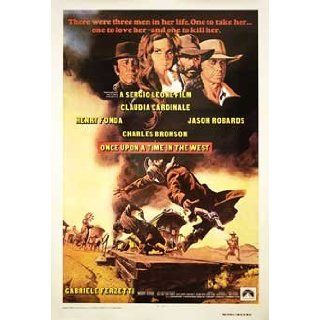 ONCE UPON A TIME IN THE WEST 1980 Original U.S. One Sheet Movie Poster Sergio Leone Henry Fonda: Henry Fonda, Claudia Cardinale, Charles Bronson, Jason Robards: Entertainment Collectibles