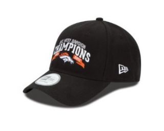 NFL Denver Broncos 2012 AFC West Division Champs 940 Adjustable Cap, Black, One Size Fits All  Clothing