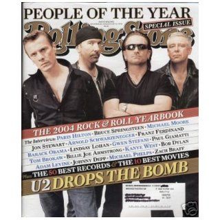 U2 ISSUE # 964/965 ROLLING STONE MAGAZINE DECEMBER 30TH 2004: ROLLING STONE: Books