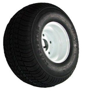 5 hole 8" x 7" White Trailer Wheel & Tire (940 lb. capacity): Automotive