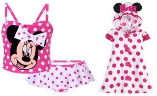 Disney Store Minnie Mouse Swimwear Set Size 3T: 2 Piece Swimsuit and Cover Up: Everything Else