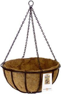 Gardman R974 18" Blacksmith Hanging Basket with Coco Liner and Chain (Discontinued by Manufacturer) : Home Storage Baskets : Patio, Lawn & Garden