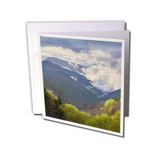gc_93186_1 Danita Delimont   North Carolina   Oconaluftee, Great Smoky Mountains, North Carolina   US34 AJE0145   Adam Jones   Greeting Cards 6 Greeting Cards with envelopes : Office Products
