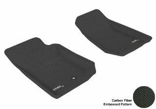 3D MAXpider Front Row Custom Fit All Weather Floor Mat for Select Jeep Wrangler Models   Kagu Rubber (Black): Automotive