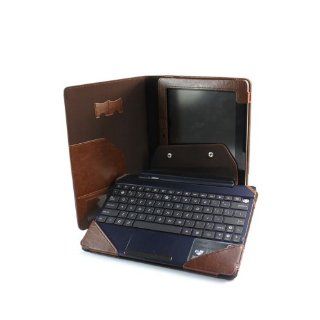 Poetic Asus Transformer Pad Infinity TF700 Keyboard Portfolio Stand Case Cover for TF700 Brown: Computers & Accessories