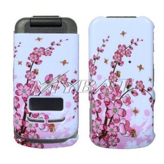 Spring Flower Protector Case SnapOn Phone Cover for Motorola i410 (Nextel, Boost Mobile, Southern LINC): Cell Phones & Accessories