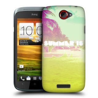 Head Case Designs Summer Is Love Summer Snapshots Hard Back Case Cover for HTC One S: Cell Phones & Accessories