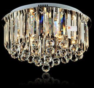 Modern K9 Crystal Ceiling Lamps Bright Bedroom Lighting Fixtures Chandeliers New 110v    