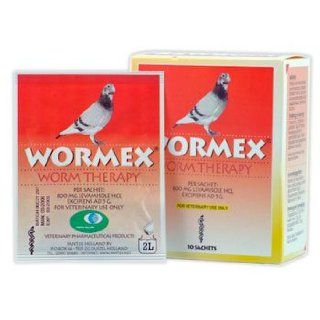 Pantex Holland. Wormex 10 x 5gr sachets Box (water soluble powder). For Pigeons, Birds & Poultry : Camping Water Purifiers : Pet Supplies