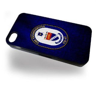 Case for iPhone 4/4S with U.S. Navy USS Ticonderoga (CG 47) emblem (crest): Cell Phones & Accessories