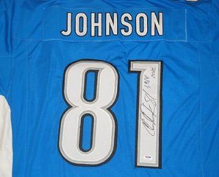 Calvin Johnson Autographed Jersey   w 1 964 2012 &   PSA/DNA Certified   Autographed NFL Jerseys at 's Sports Collectibles Store