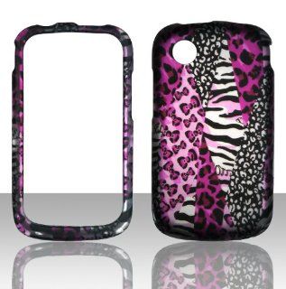 2D Pink Safari ZTE Avail Z990 AT&T / Merit 990G Straight talk Case Cover Hard Phone Case Snap on Cover Rubberized Touch Protector Cases: Cell Phones & Accessories