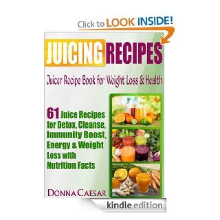 Juicing Recipes for Weight Loss: Quick Healthy Juices for Detox, Cleanse and Weight Loss (Lose Weight Naturally Book 3) eBook: Donna Caesar: Kindle Store