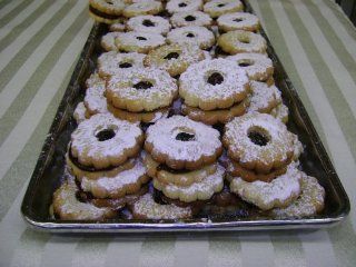 Linzer Tart Cookie : Fresh Bakery Butter Cookies : Grocery & Gourmet Food