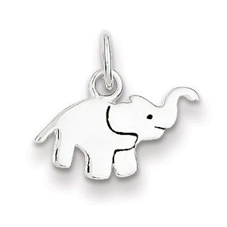 Sterling Silver Enameled Elephant Charm, Best Quality Free Gift Box Satisfaction Guaranteed: Jewelry