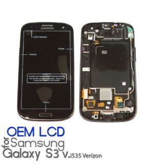Original Genuine OEM Blue Full LCD +Touch Screen Digitizer Assembly Flex Cable For Samsung Galaxy S3 i9300 att i747 Sprint L710 T Mobile T999 Korea i939: Electronics