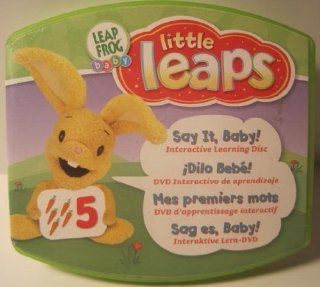 Leap Frog Baby, Little Leaps, Say It Baby! Interactive Learning Disc DVD: Toys & Games