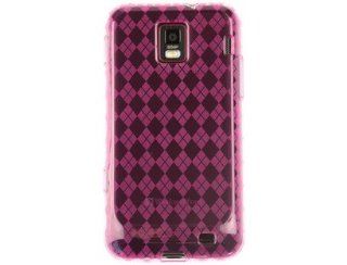 One Piece Flexible Plastic TPU Skin Phone Protector Cover Case Hot Pink For Samsung Focus S Cell Phones & Accessories