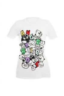Angry Birds Sketch Girls T Shirt Size : X Large: Novelty T Shirts: Clothing