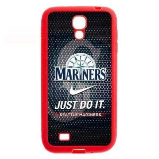 MLB Seattle Mariners Samsung Galaxy S4 I9500 TPU Hard Cover Case Nike Just Do It Snap On Cell Phones & Accessories