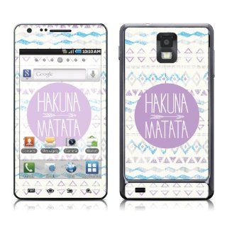 Hakuna Matata Design Protective Decal Skin Sticker for Samsung Infuse SGH i977 Cell Phone: Cell Phones & Accessories