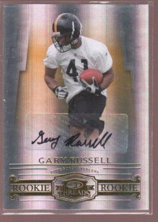 GARY RUSSELL 2007 DONRUSS THREADS AUTO RC /981: Sports Collectibles