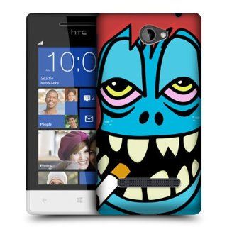 Head Case Designs Blue Ugly Faces Hard Back Case Cover for HTC Windows Phone 8S: Cell Phones & Accessories