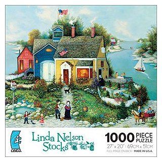 Linda Nelson Stocks: Gifts From the Garden   1000 Piece Jigsaw Puzzle: Toys & Games