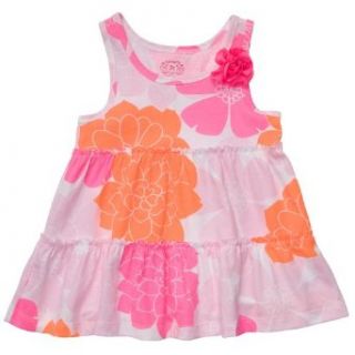 Carter's Toddler Girls Tunic Dress Shirt Neon Pink/Orange (5t) Infant And Toddler Shirts Clothing