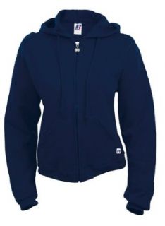 Russell Athletic Women's Warm Up Zip Hood, Navy, Small: Clothing