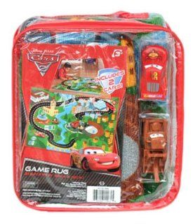 Disney Pixar Cars 2 Game Rug with Lightning Mcqueen and Tow Mater: Toys & Games