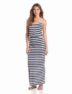 French Connection Women's Totem Jersey Stripe Dress, Nocturnal/White, 8 at  Womens Clothing store